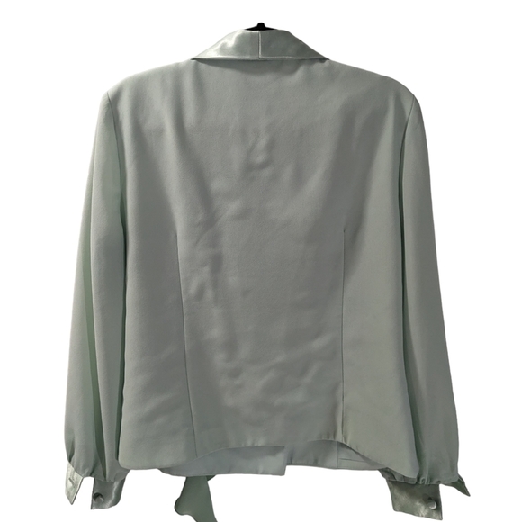 Joseph Ribhoff mint green formal.  Gramma Core size 14 - Picture 6 of 6